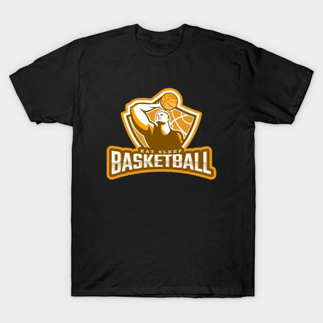 Eat Sleep Basketball T-Shirt by poc98